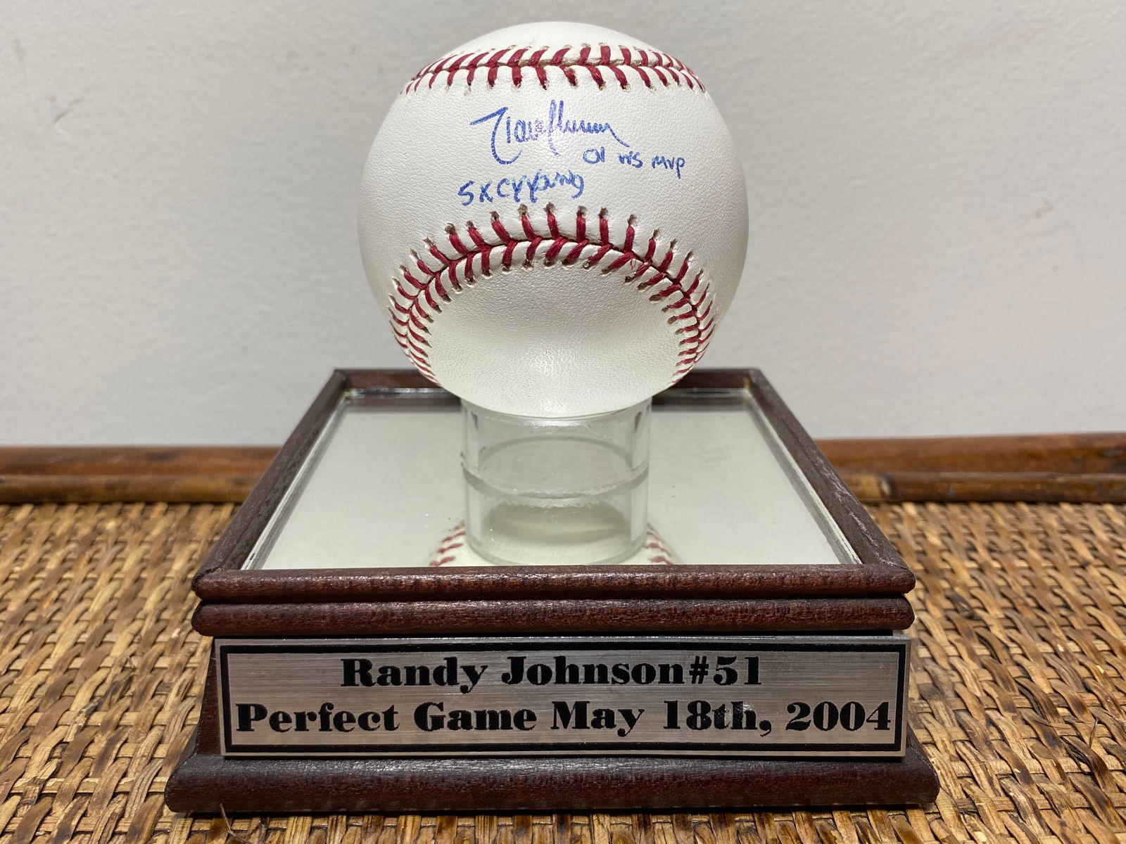 Certified Randy Johnson Signed MLB Baseball (1 of 6)