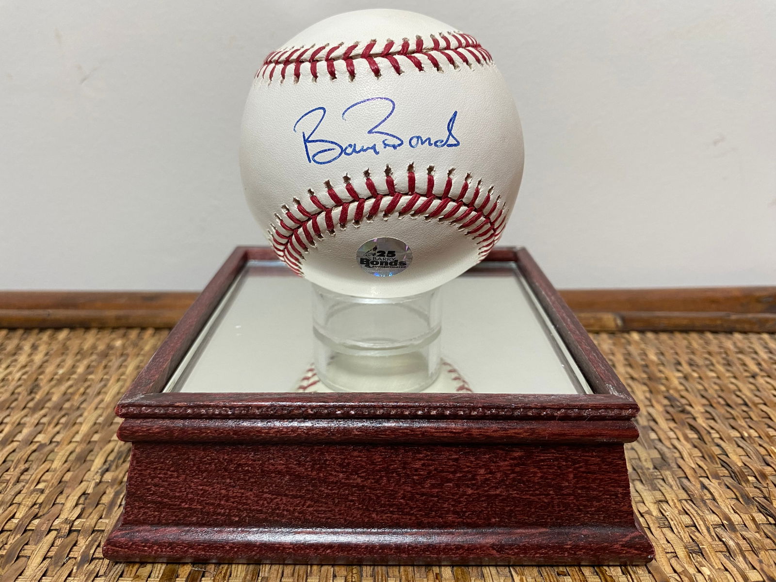 Certified Barry Bonds Signed Baseball (1 of 8)
