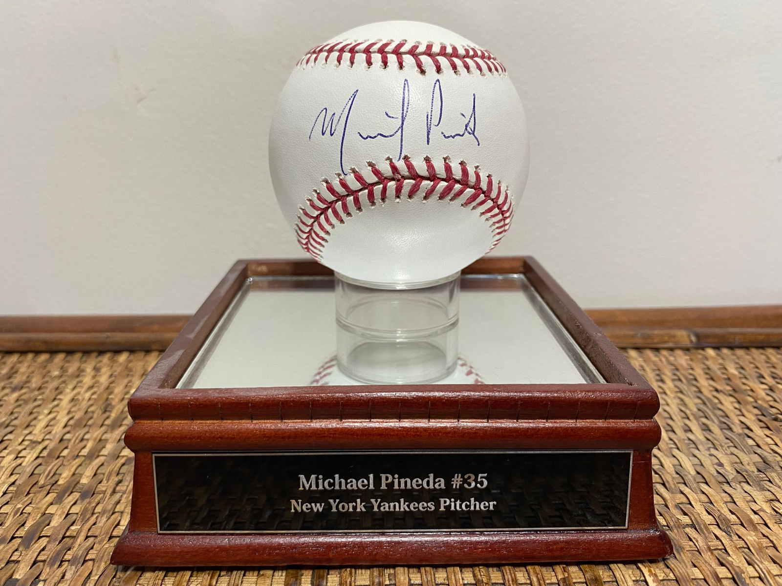 Certified Michael Pineda Signed MLB Baseball (1 of 5)