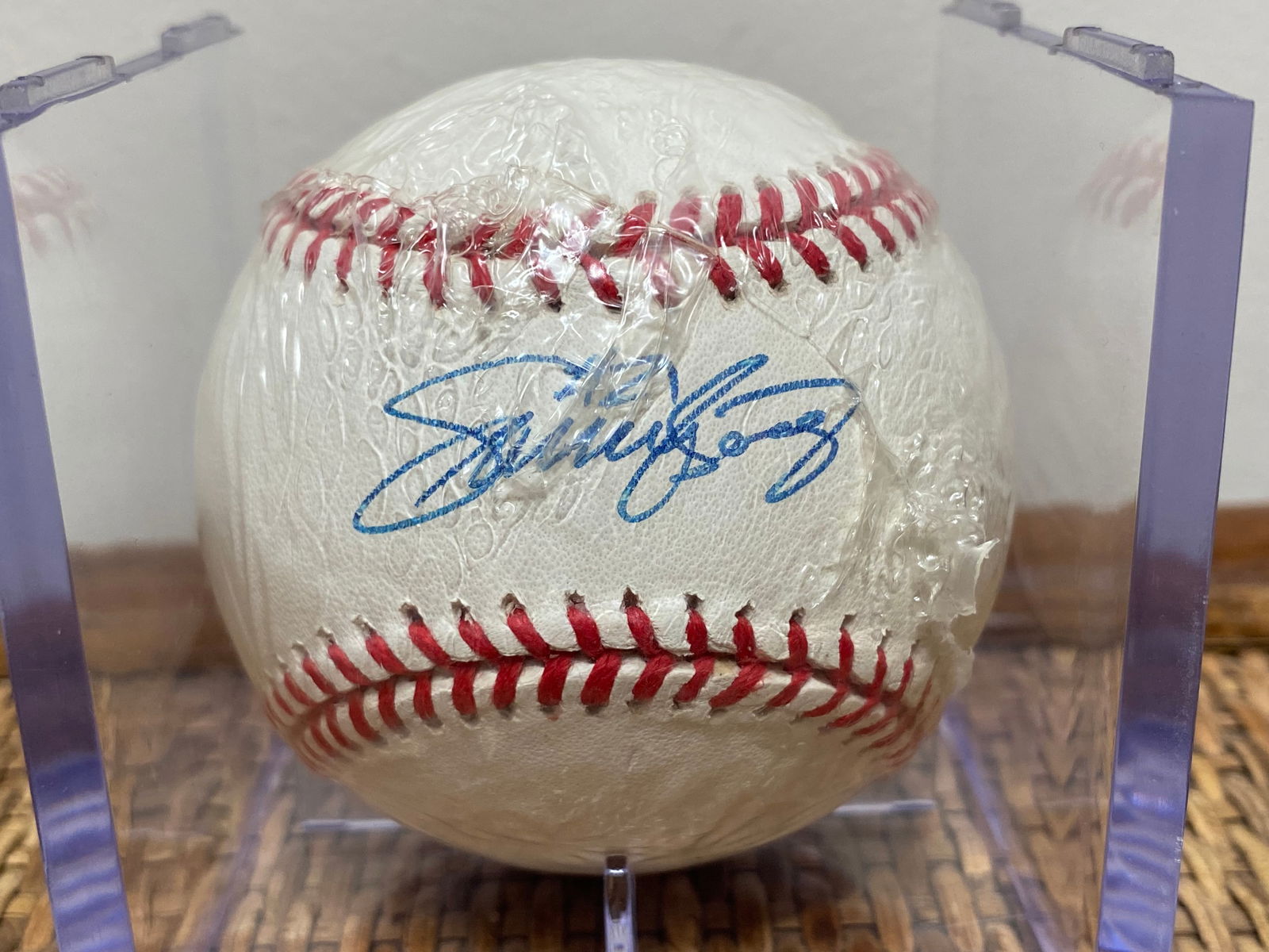 Sammy Sosa Signed NL Baseball (1 of 3)