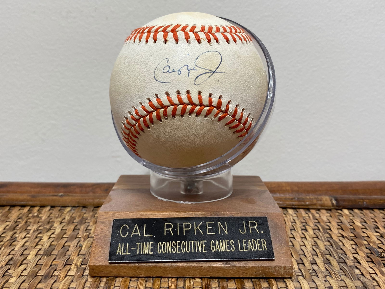 Certified Cal Ripken Jr. Signed AL Baseball (1 of 7)