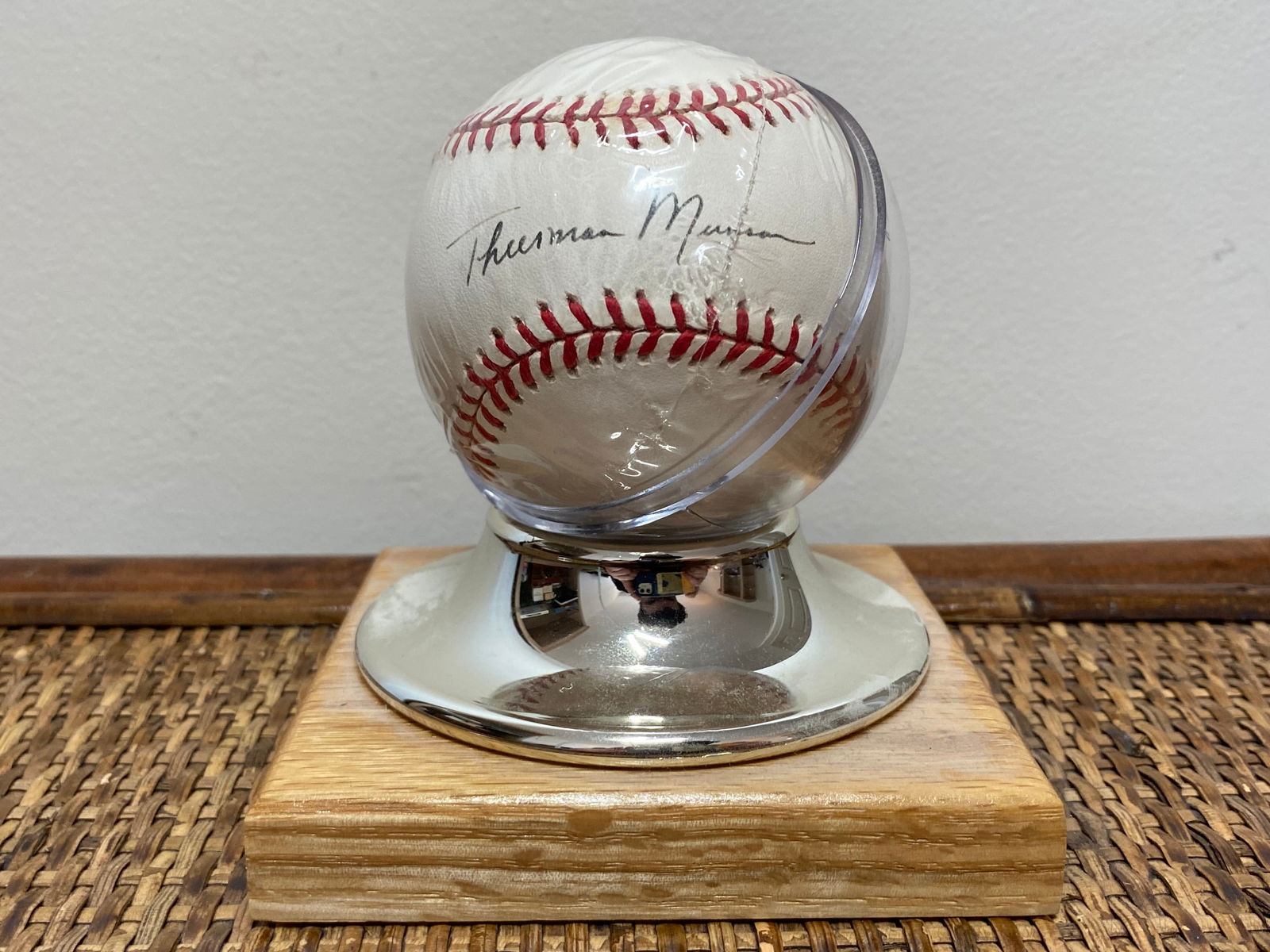 Numbered Thurman Munson Signed 1978 75th World Series Baseball (1 of 5)