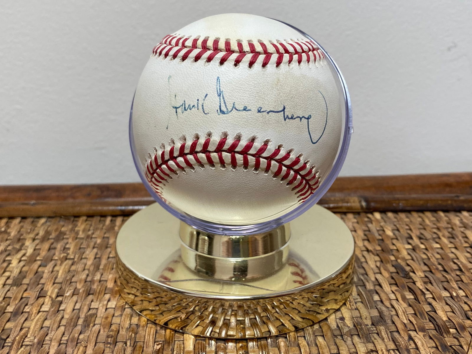 Numbered Hank Greenberg Signed 1984 World Series Baseball (1 of 7)