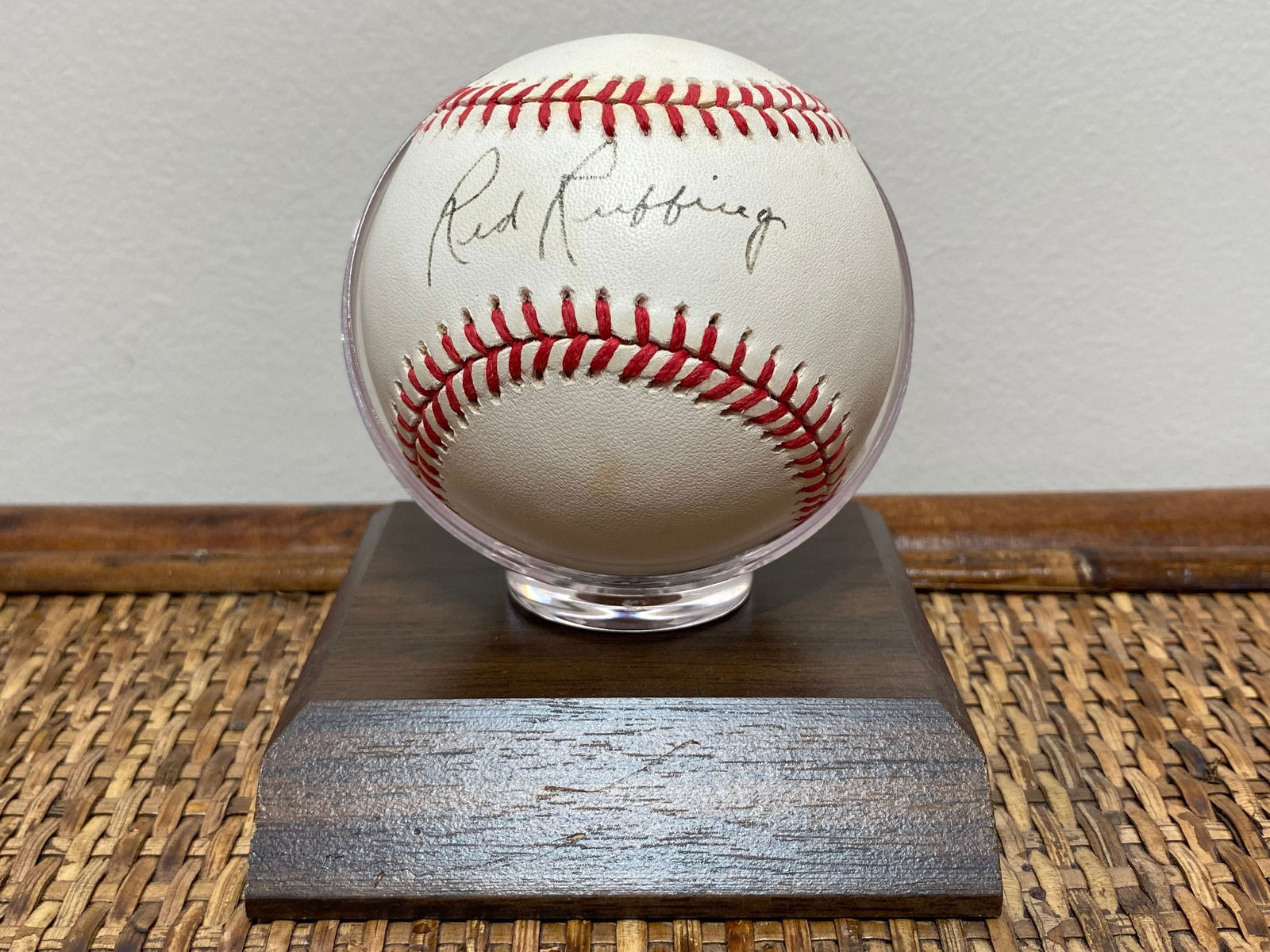 Numbered Red Ruffing Signed 1978 World Series Baseball (1 of 7)