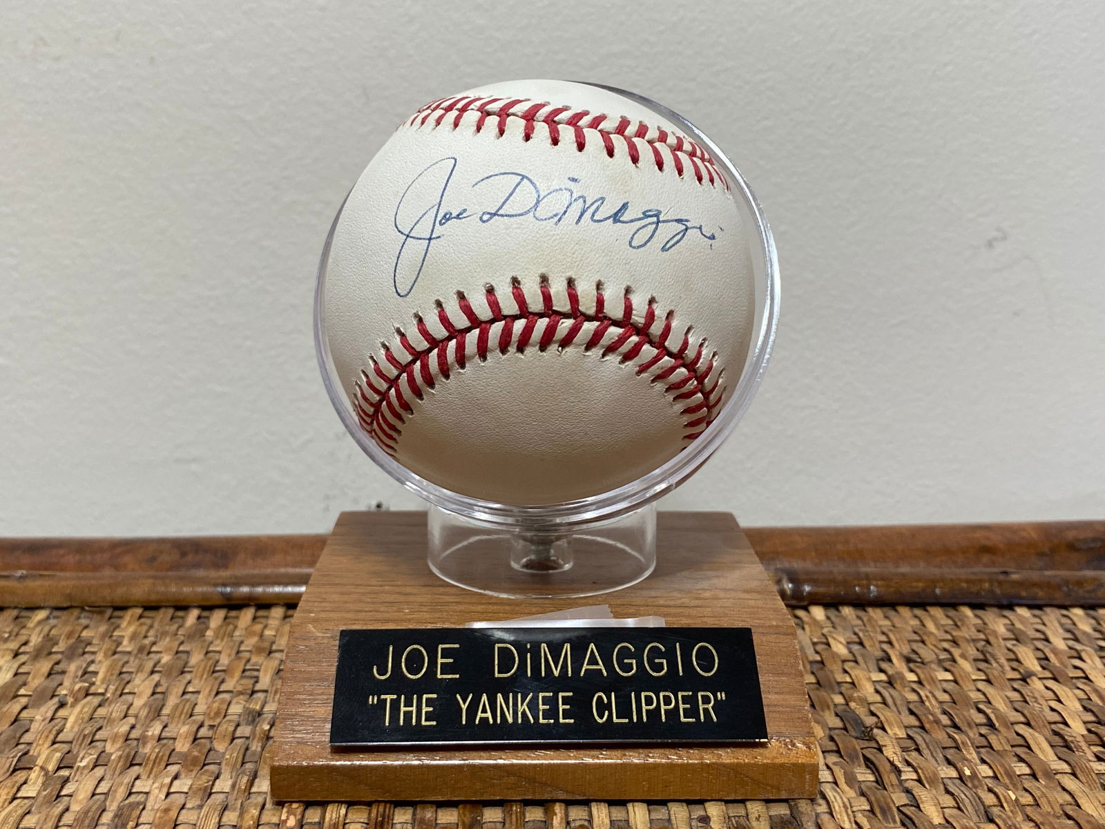 Joe DiMaggio Signed AL Baseball (1 of 6)