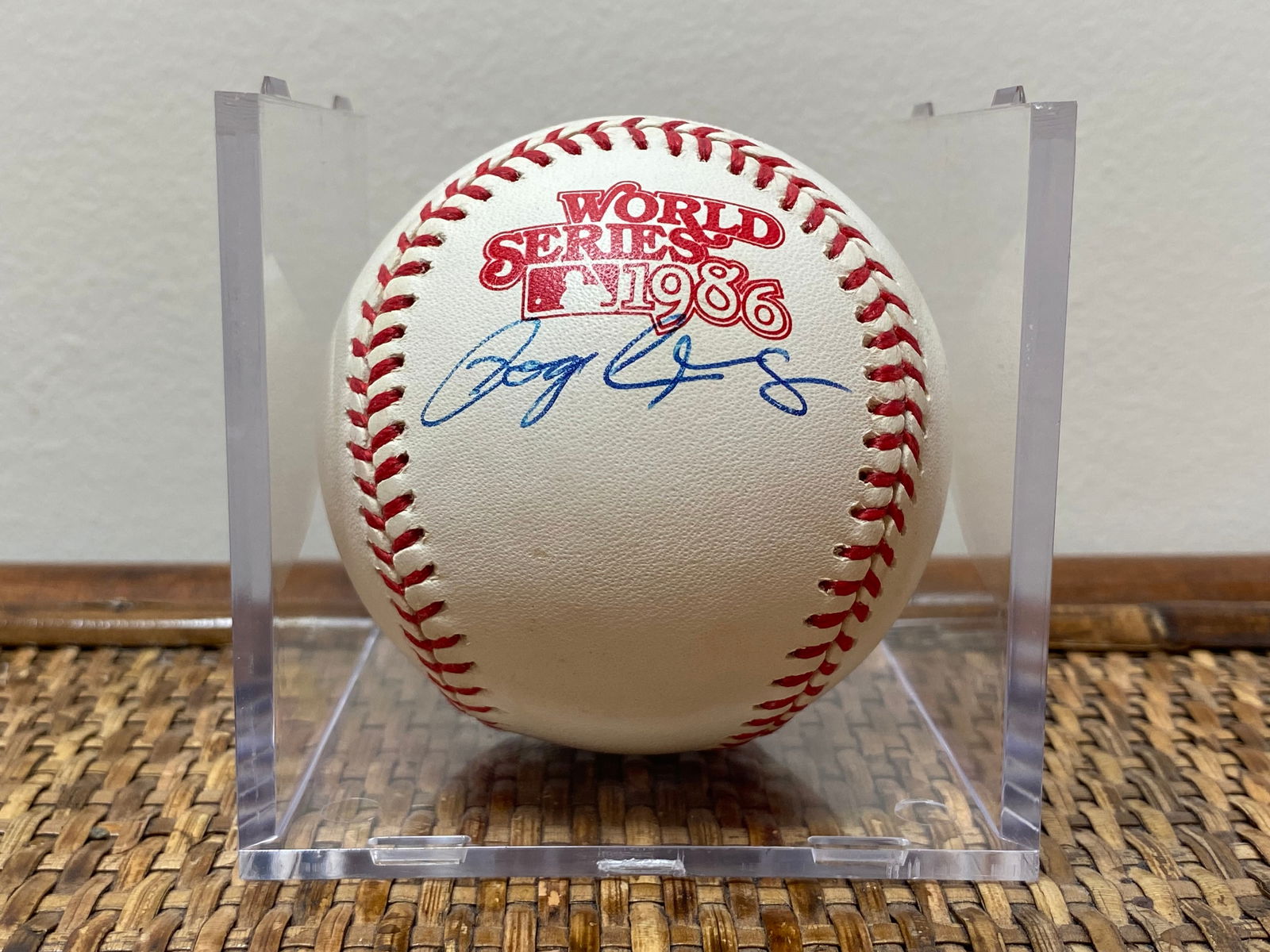 Authenticated Roger Clemens Signed 1986 World Series Baseball (1 of 5)