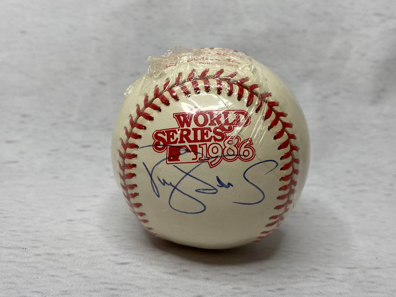 Authenticated Roger Clemens Signed 1986 World Series Baseball (1 of 4)