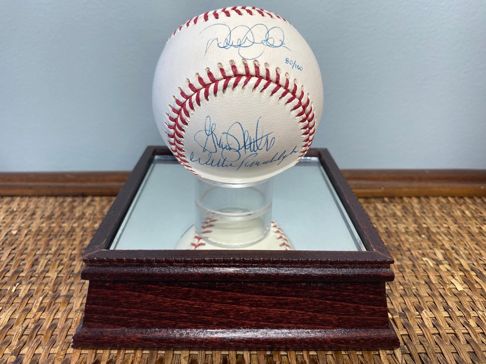 Certified NY Yankees Captains Signed MLB Baseball (1 of 9)