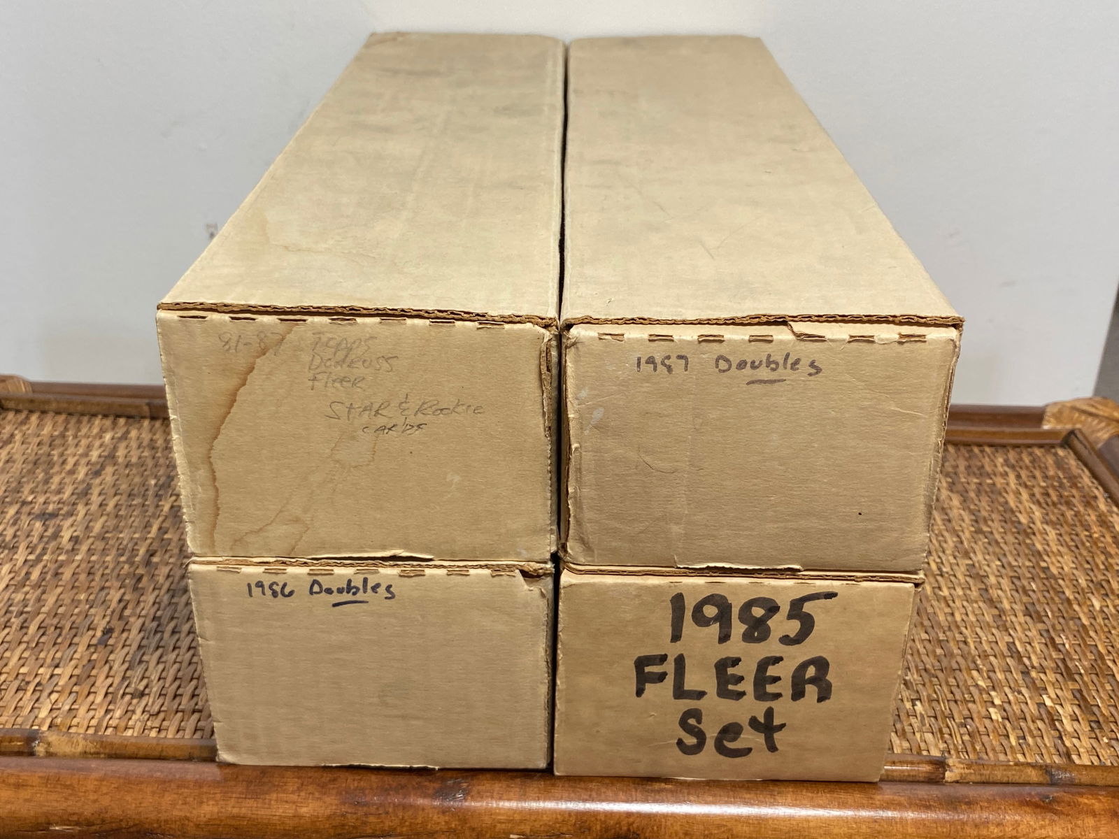 Asst' Sleeves 1985 Through 1987 Baseball Cards (4 Pieces) (1 of 12)