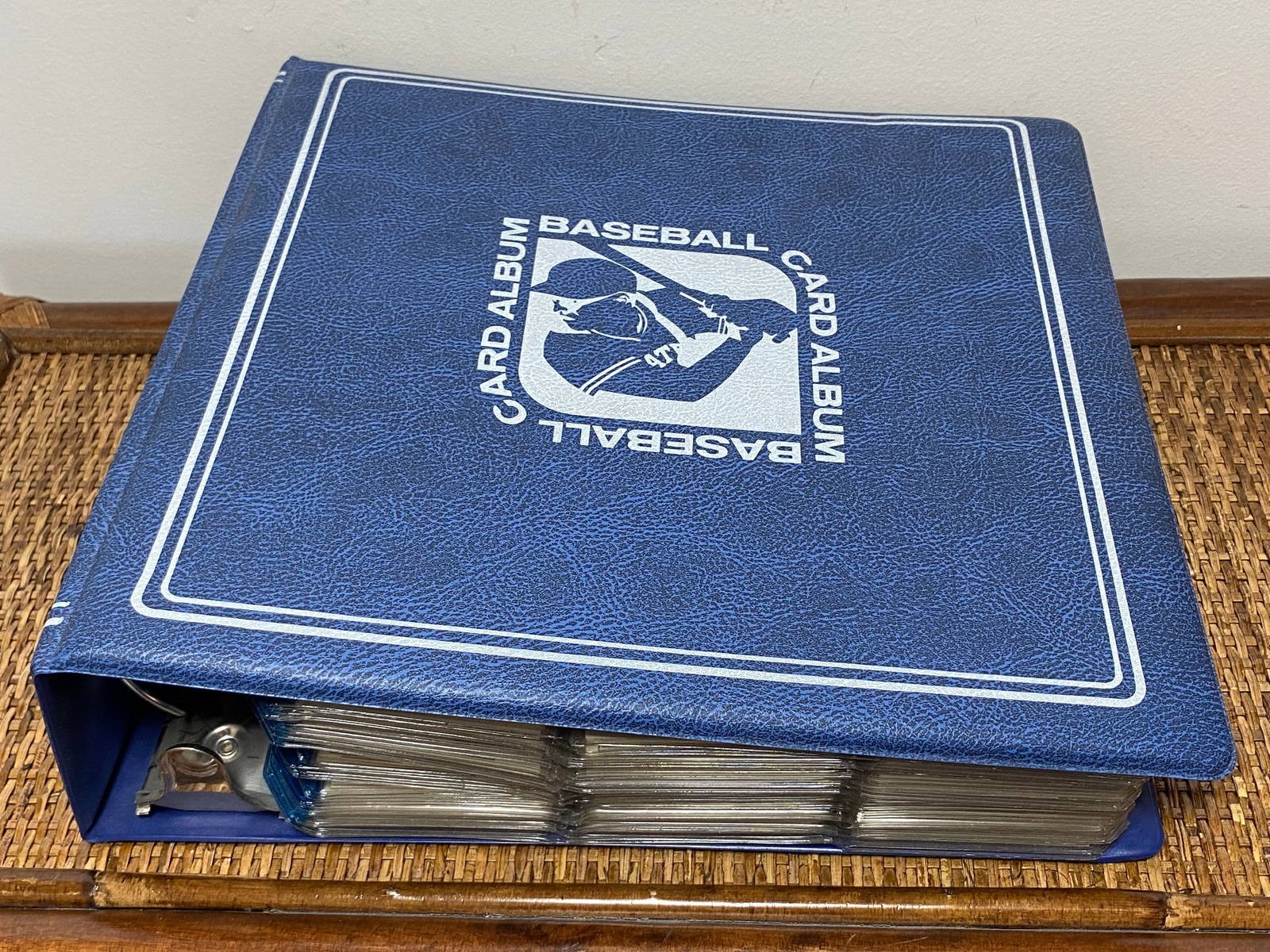 Very Fine 36 Page Topps Baseball Card Collection Album Auction