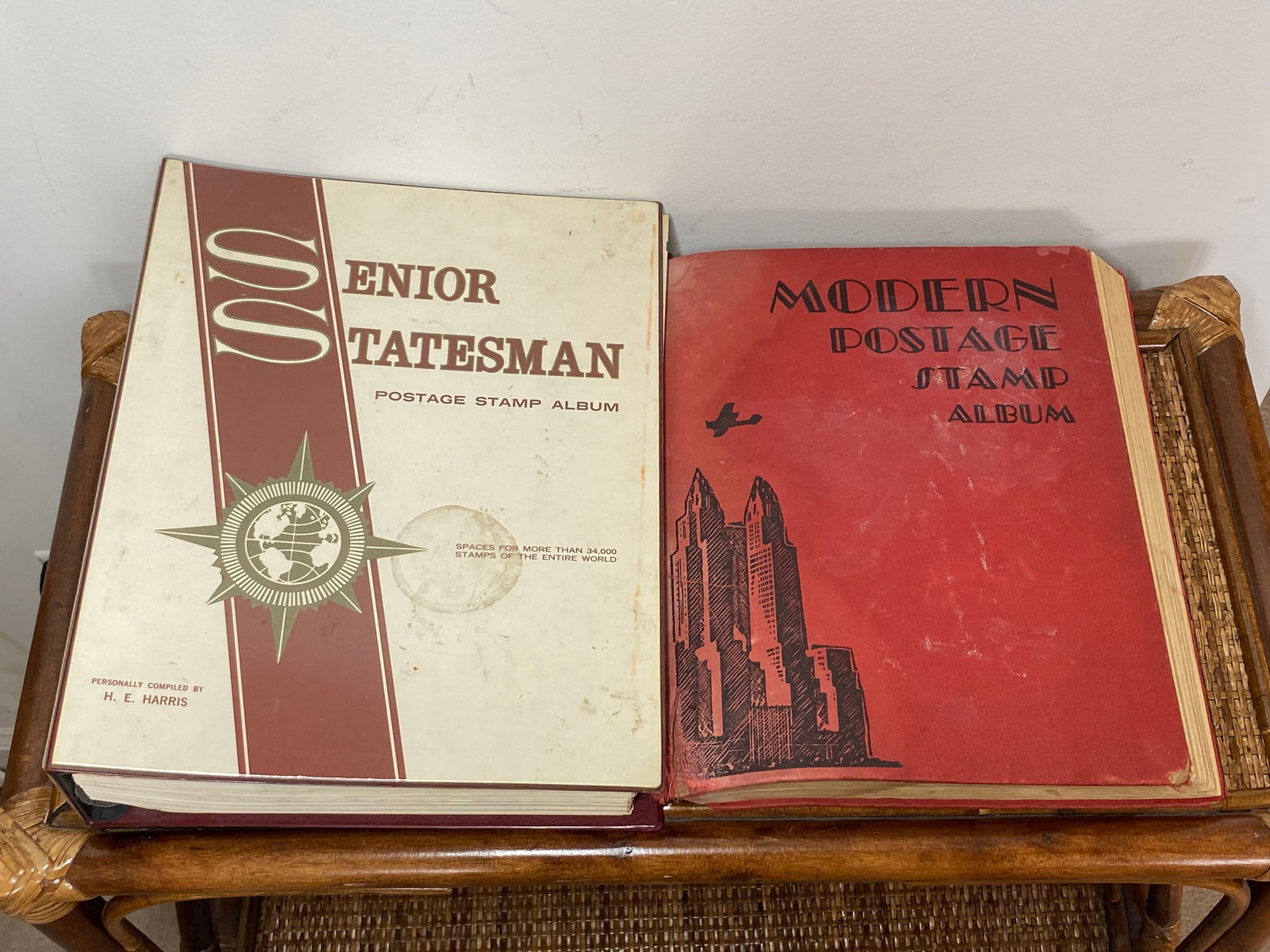 A Stamp Collection Including 2 Postage Stamp Albums (1 of 7)