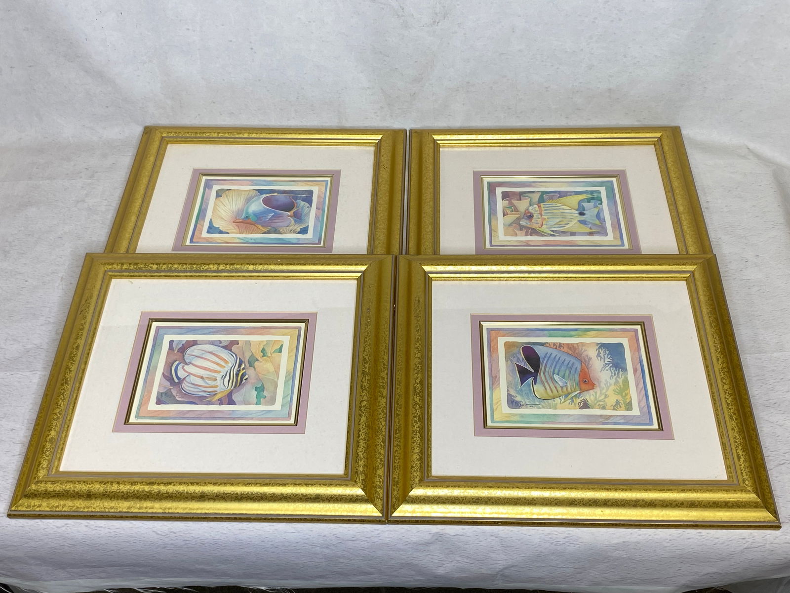 Group of Tropical Fish Prints (4 Pieces) (1 of 9)