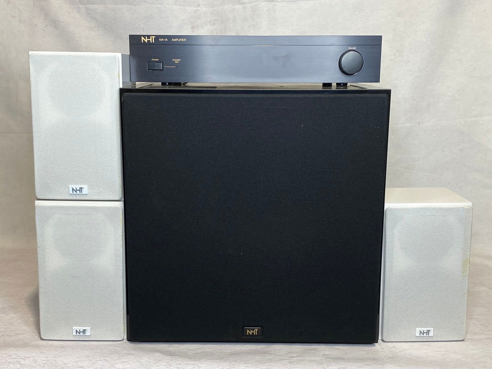 NHT Amplifier and Speaker Systems (5 Pieces) (1 of 9)
