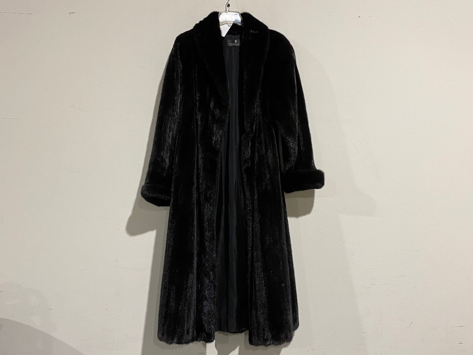 Bloomingdales Northern Lights Mahogany Mink Full Length Fur Coat: Size 12