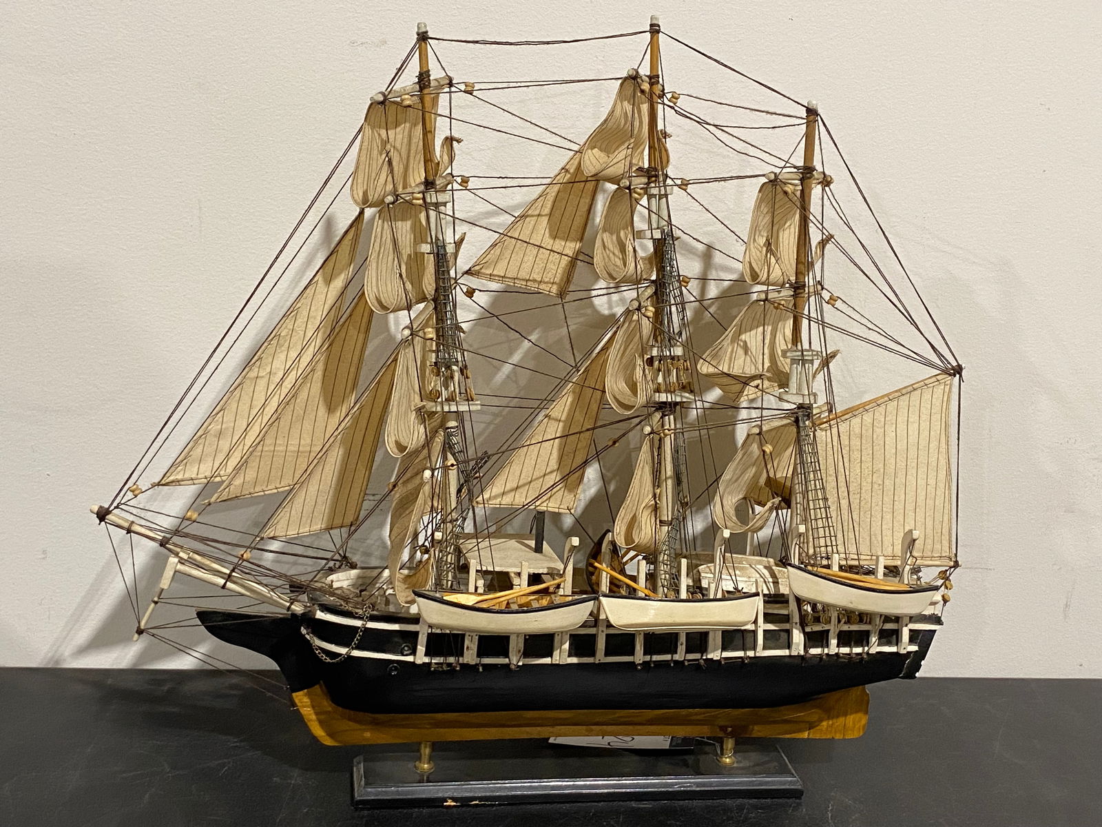 Gharles Morgan Wooden Sailing Ship Model (1 of 8)