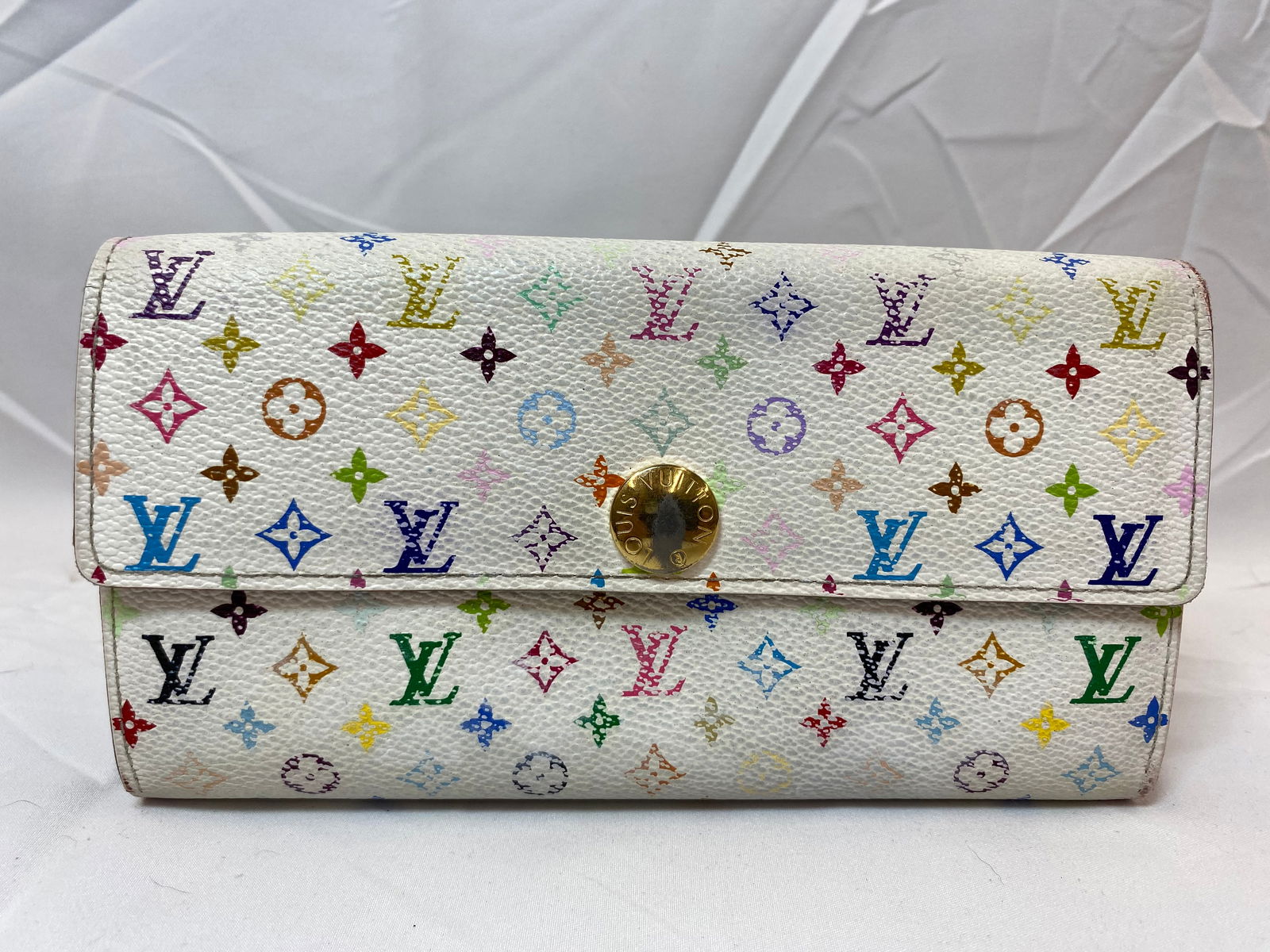 LOUIS VUITTON MONOGRAM MULTICOLOR SARAH WALLET (1 of 10)