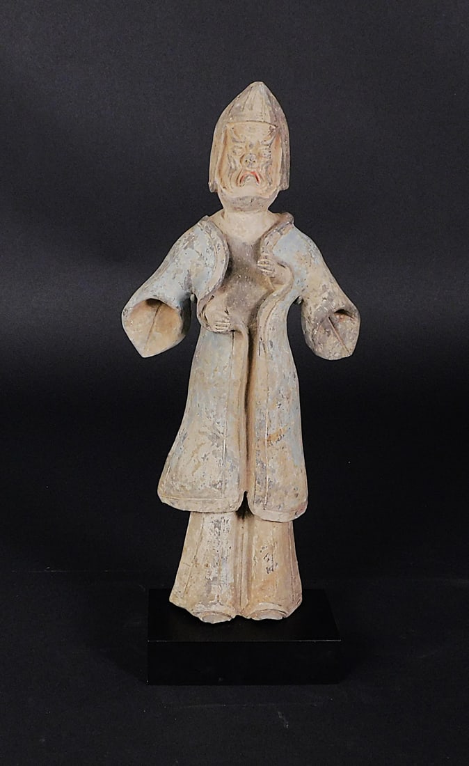 Painted Pottery Foreign Warrior Northern Wei Dynasty (1 of 14)