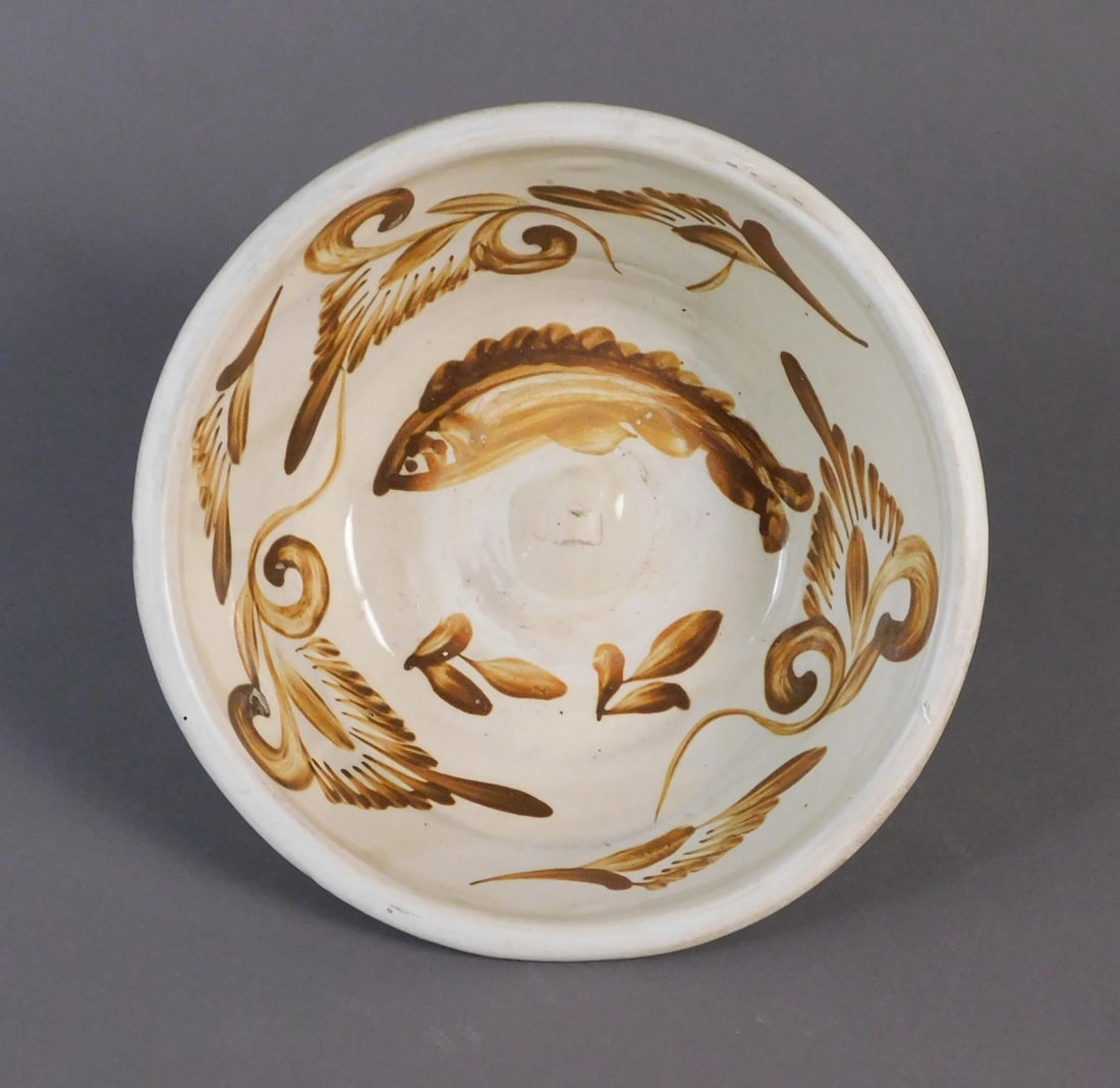 Glazed Painted Stoneware Bowl, Cizhou, Yin/Wuan Dynasty (1 of 7)