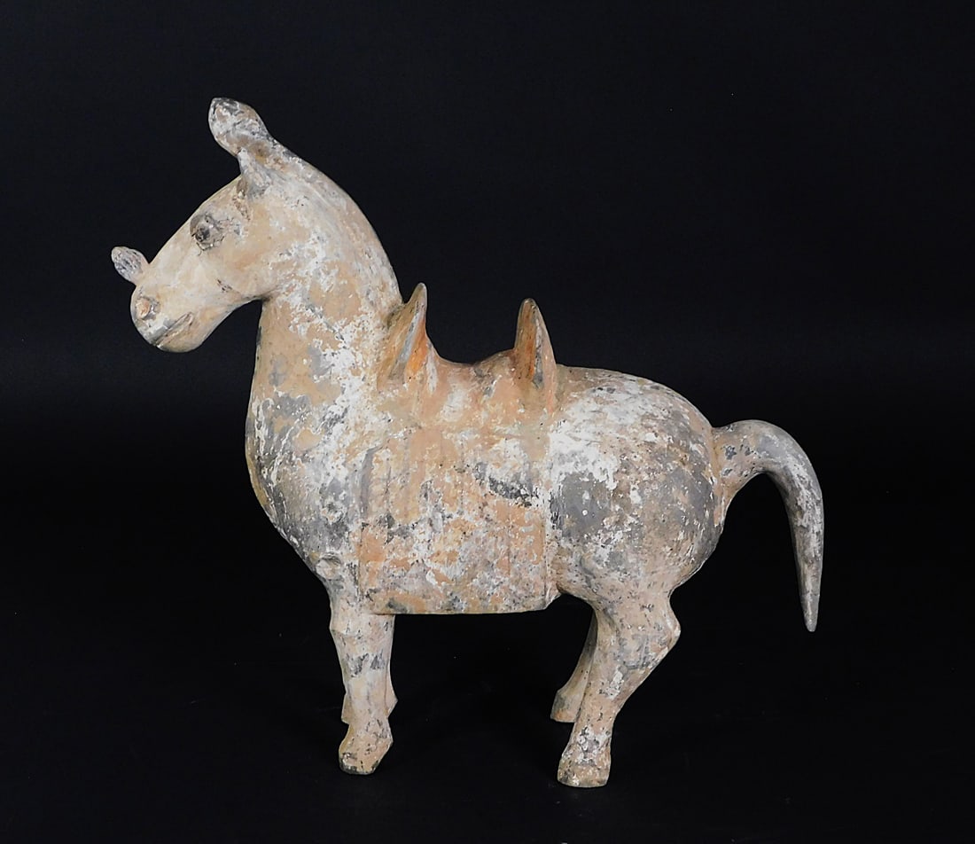 Large Painted Pottery Mongolian Pony Western Jin Dynasty (1 of 13)