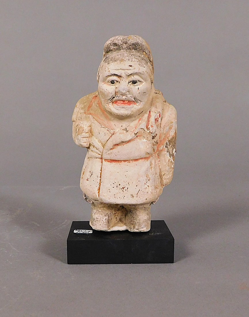 Painted Pottery Dwarf Figure Han Dynasty (1 of 7)
