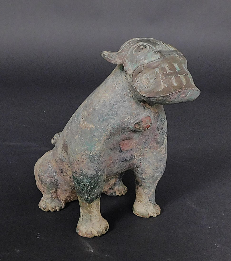 Seated Bronze Bull Shang Dynasty (1 of 13)