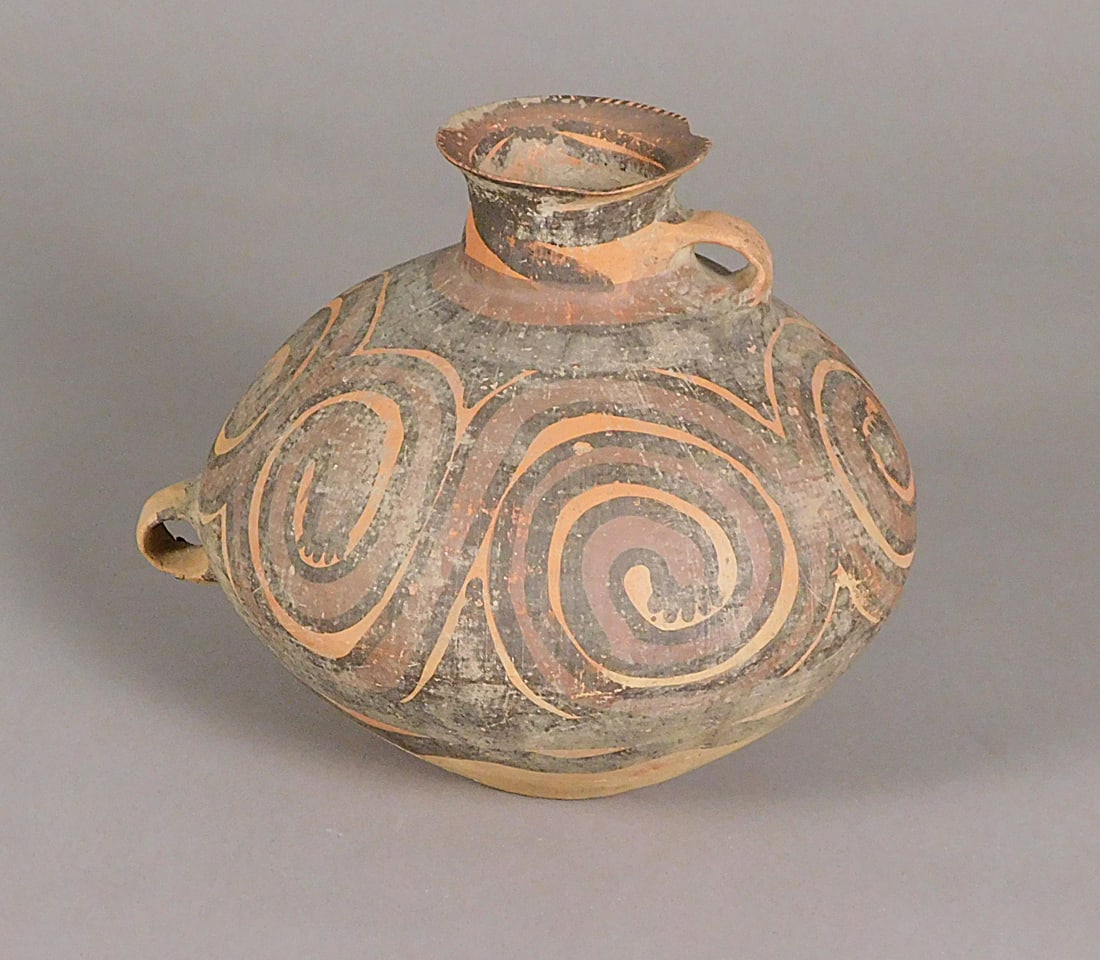 Painted Pottery Jar w/ Handles Neolithic Period (1 of 12)