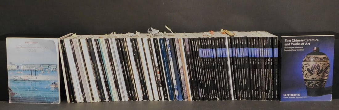 A Large Collection of Sotheby's Chinese and Asian Art Catalogs 1990's