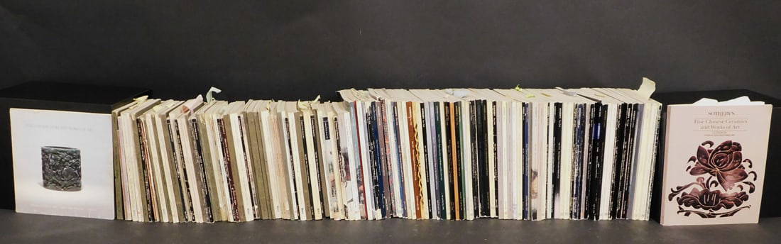 A Large Collection of Sotheby's Chinese and Asian Art Catalogs 1980's