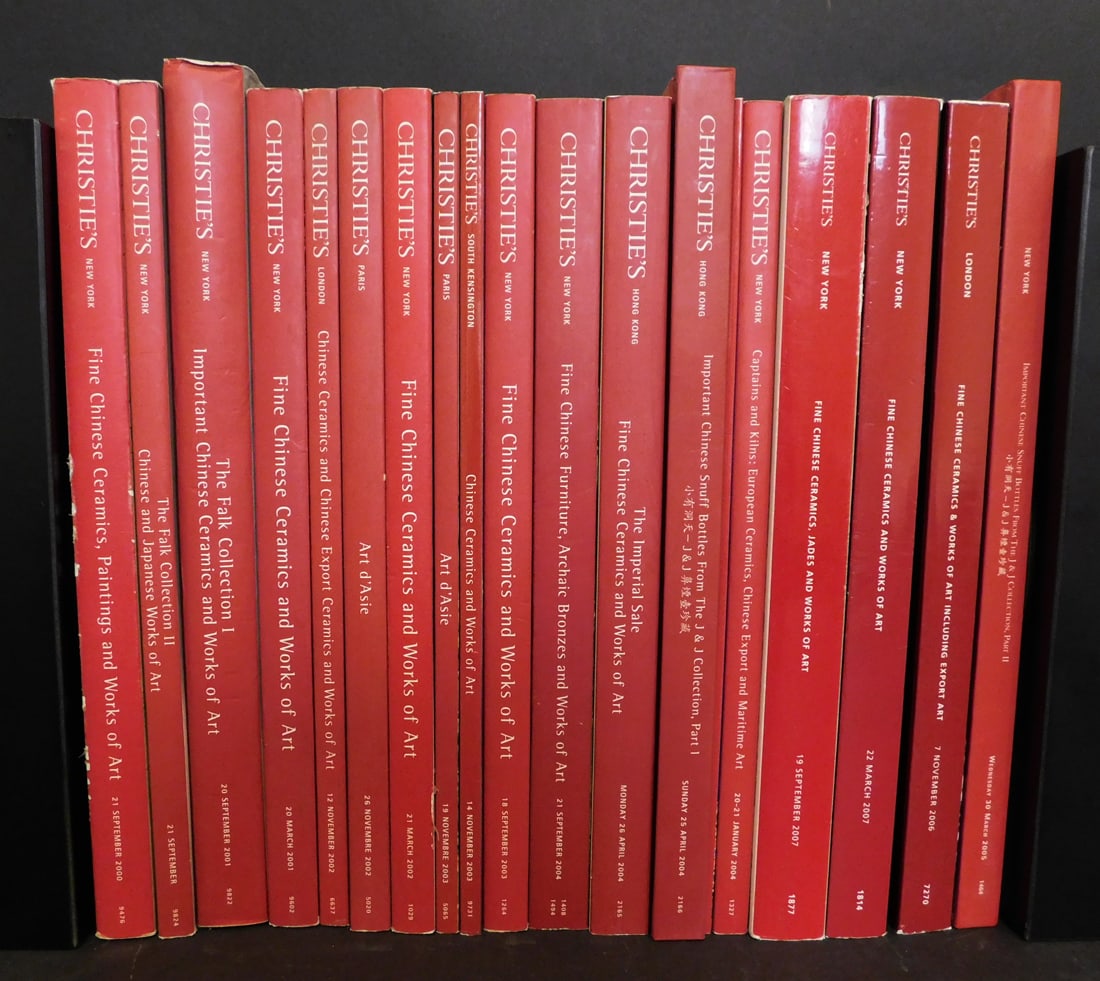 A Collection of Christie's Chinese and Asian Art Catalogs 2000's (1 of 2)