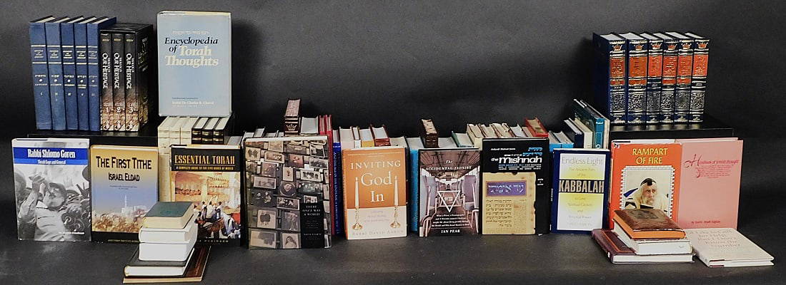 A Collection of Hebrew, Judaica, and Russian Language Books