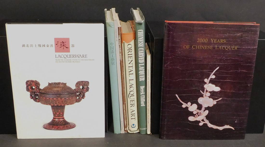 A Collection of Books on Chinese Lacquer and Lacquerware