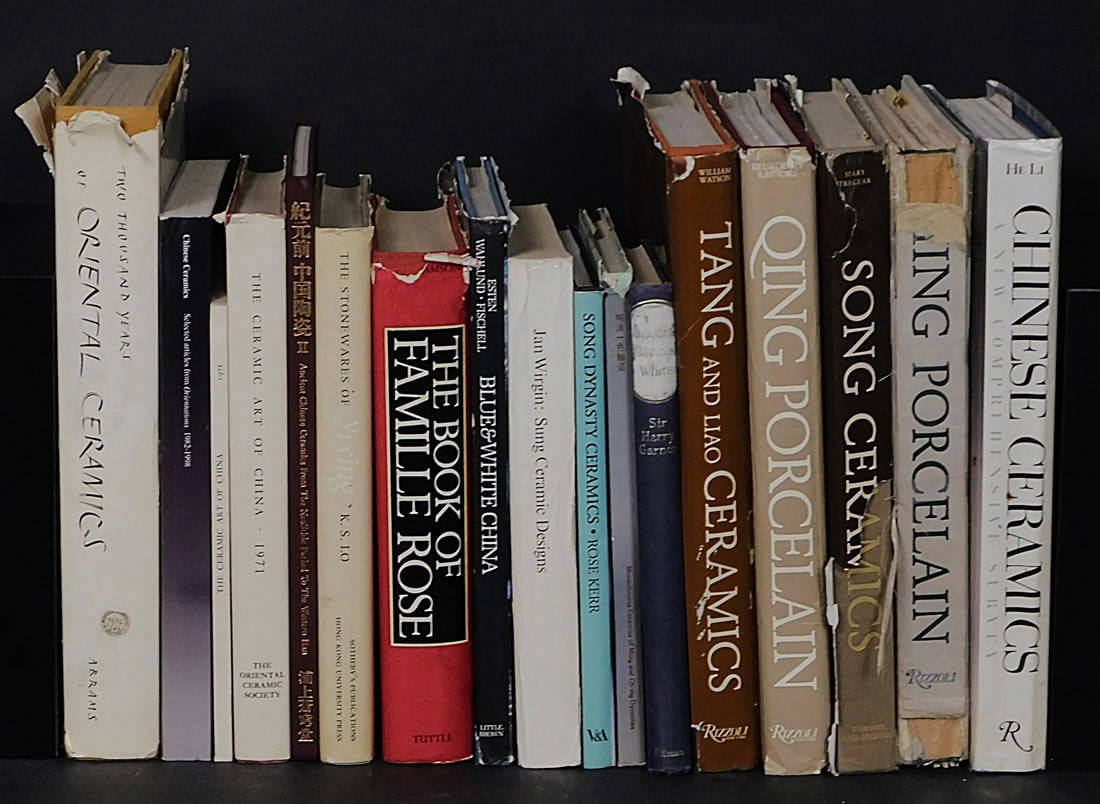 A Collection of Reference Books on Asian and Chinese Ceramics