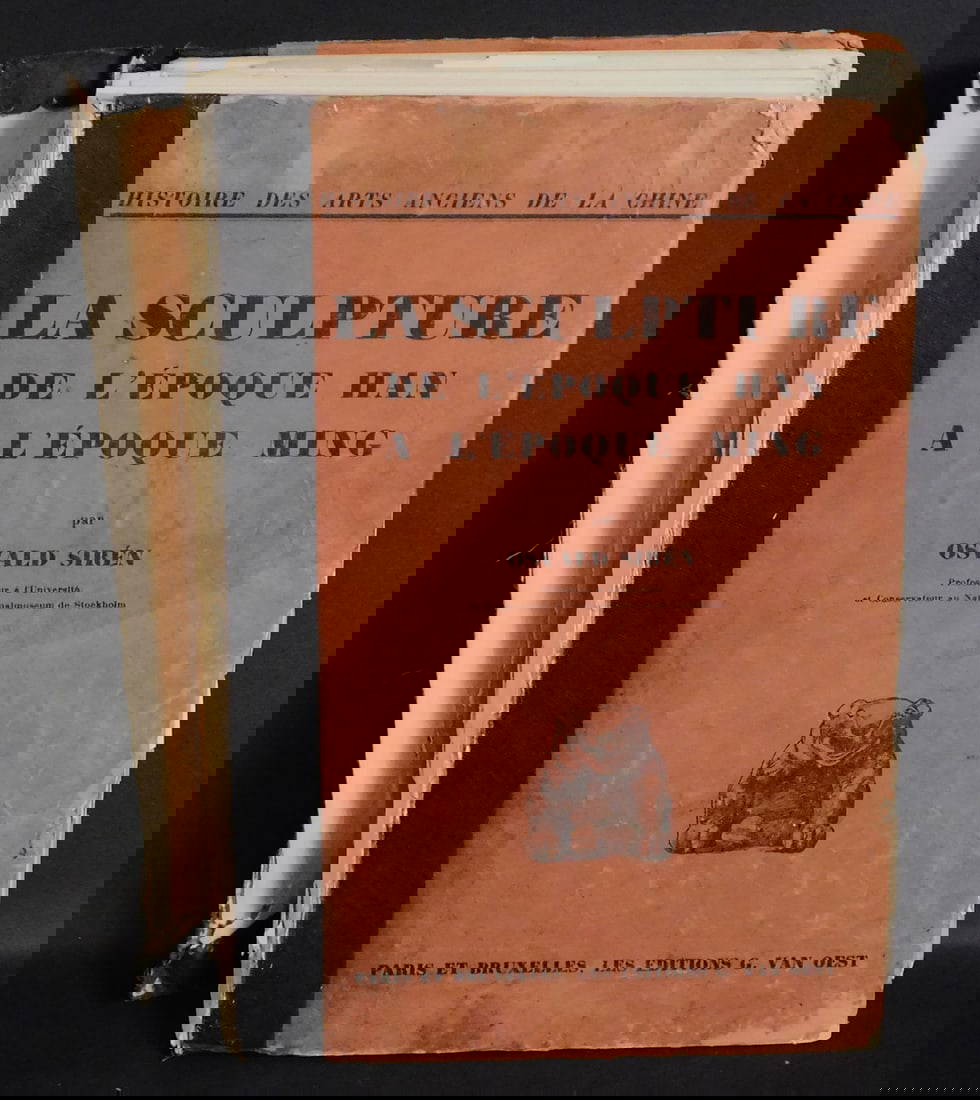 La Sculpture De L'Epoque Han A L'Epoque Ming by Osvald Siren Volume 3 of 3 1930