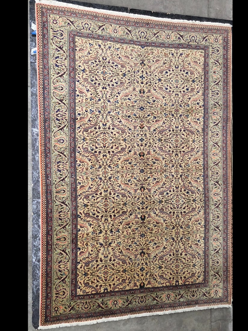Cappadocia-F Area Rug, 6'-6" X 9'-7": Size: 6'-6" X 9'-7" Country of Origin: TUR Color: CRE Border: SAG Advertised Retail Price: $ 5500 Tag No. 10078