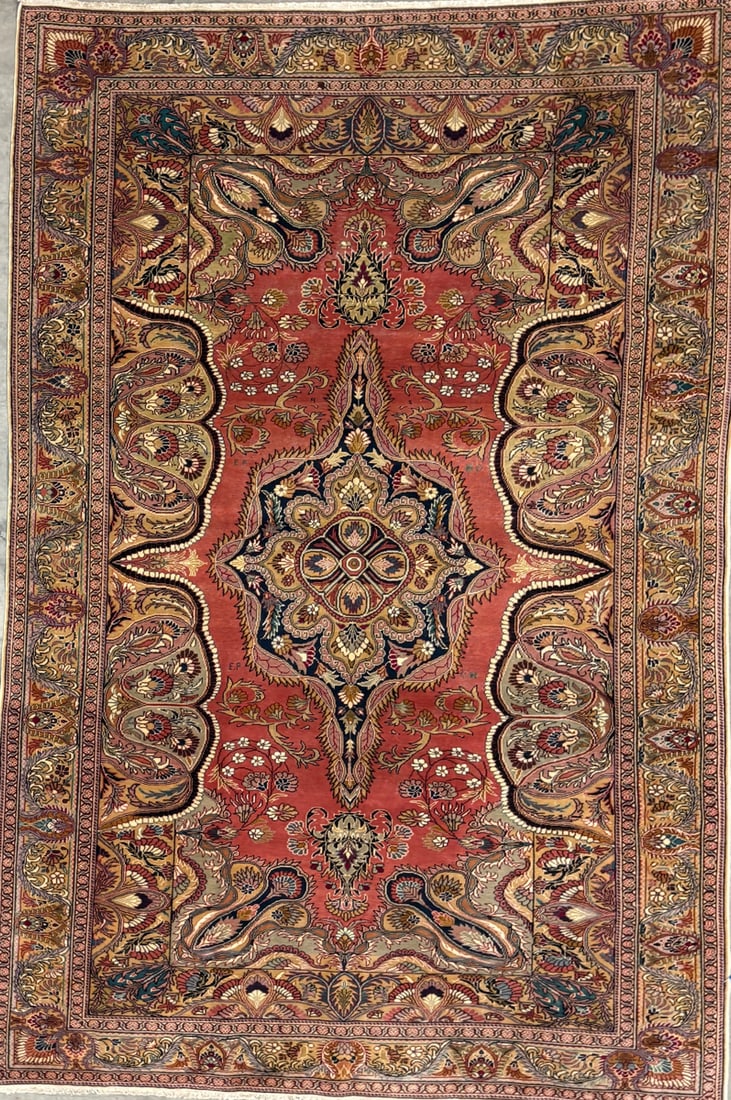 Cappadocia-M Area Rug, 6'-7" X 9'-7": Size: 6'-7" X 9'-7" Country of Origin: TUR Color: SKM Border: MLT Advertised Retail Price: $ 5500 Tag No. 10013