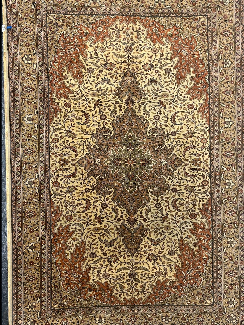 Cappadocia-M Area Rug, 6'-6" X 9'-4": Size: 6'-6" X 9'-4" Country of Origin: TUR Color: BGE Border: TAP Advertised Retail Price: $ 5500 Tag No. 10046