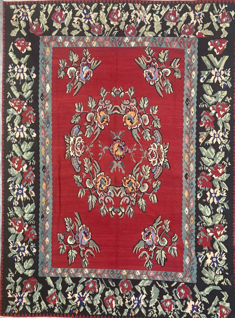 Gocmenkilim- Area Rug, 8'-8" X 12'-3" (1 of 4)