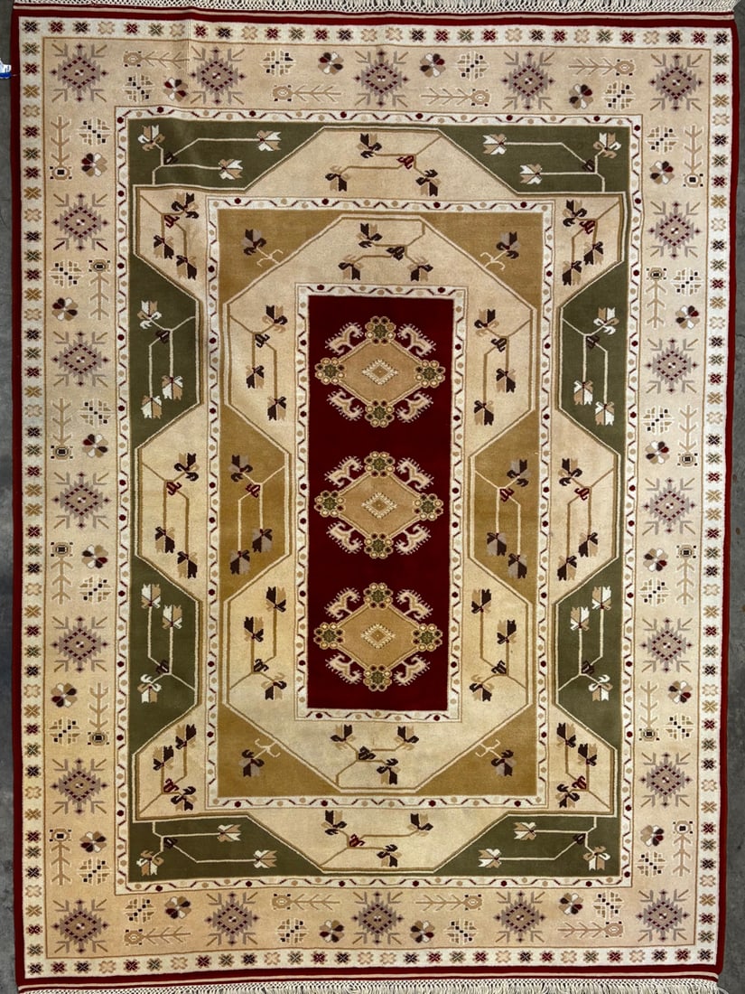 Milas- Area Rug, 8'-1" X 10'-10": Size: 8'-1" X 10'-10" Country of Origin: TUR Advertised Retail Price: $ 4850 Tag No. 16191