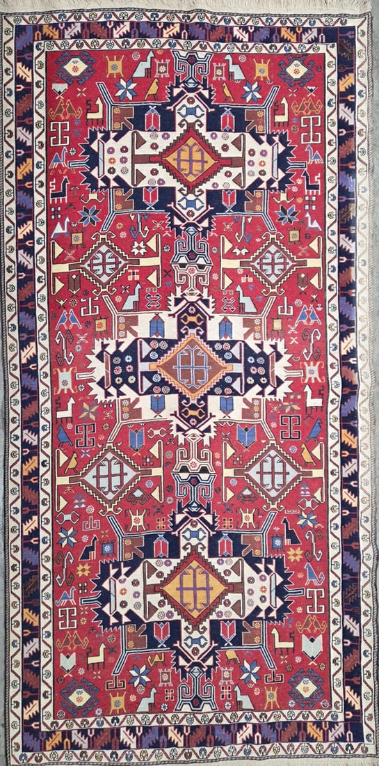 Shahsavan-So Runner, 4'-4" X 7'-1" (1 of 4)