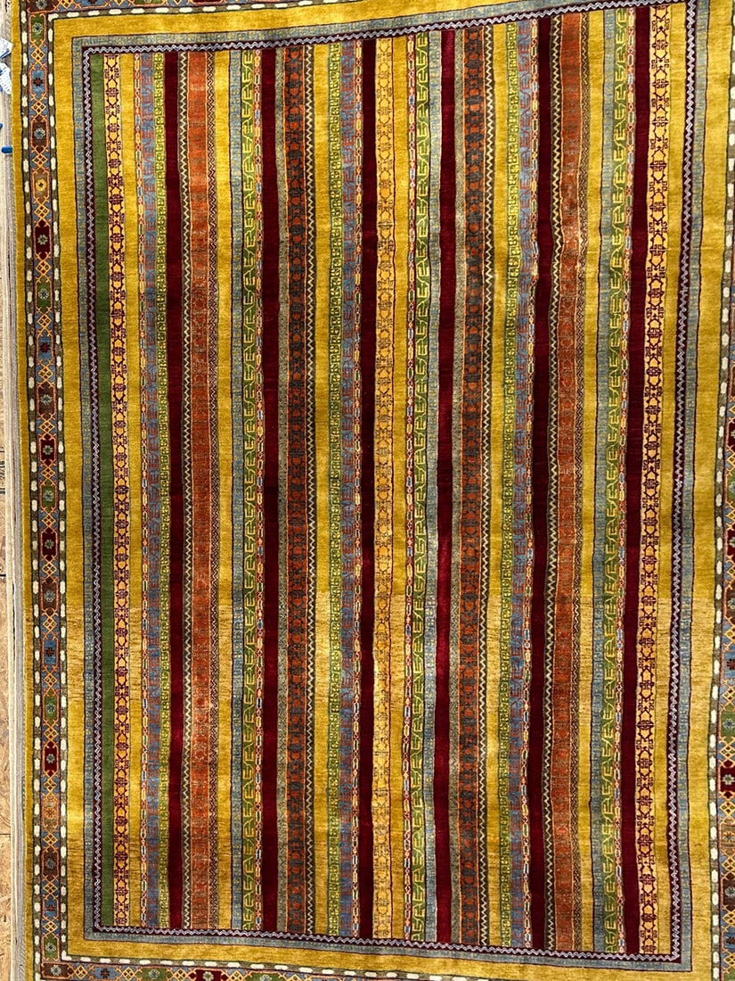 Shal- Area Rug, 6'-5" X 10'-0": Size: 6'-5" X 10'-0" Country of Origin: TUR Advertised Retail Price: $ 6800 Tag No. 16377