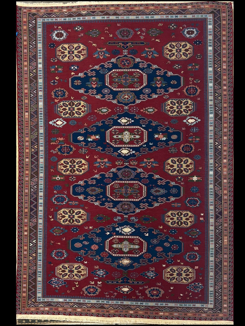 Soumak- Area Rug, 6'-2" X 9'-1" (1 of 4)