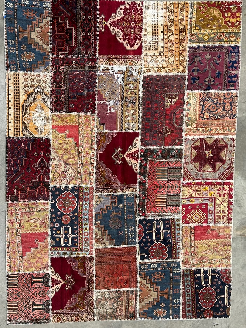 Patchwork-Pa Area Rug, 8'-6" X 11'-9" (1 of 4)