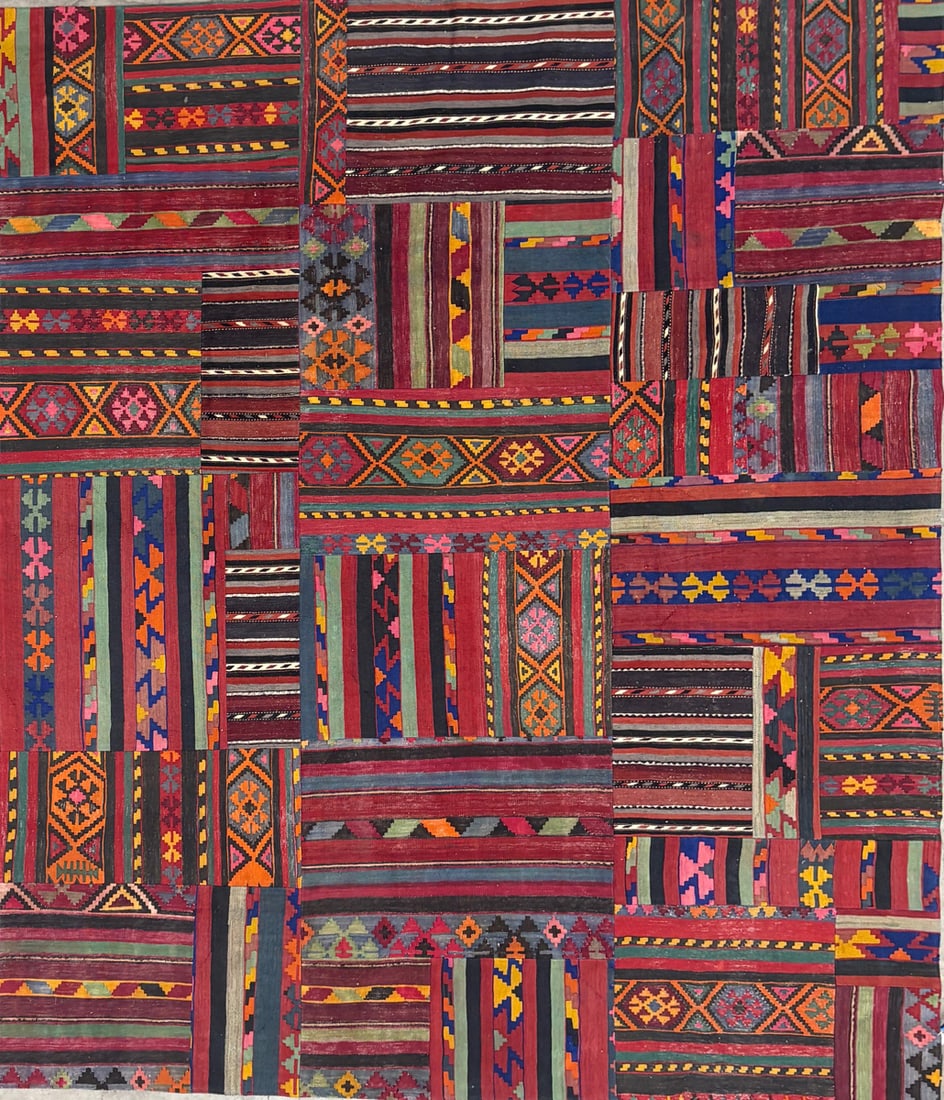 Patchwork-Ki Area Rug, 8'-0" X 9'-8" (1 of 4)