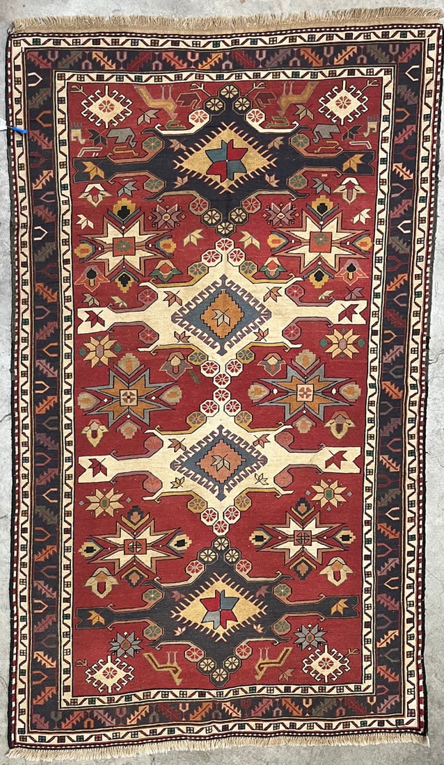 Soumak-Soum Runner, 3'-8" X 6'-3" (1 of 4)