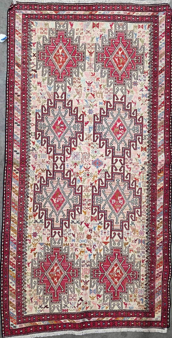 Soumaksilk-S Runner, 3'-10" X 6'-8" (1 of 4)