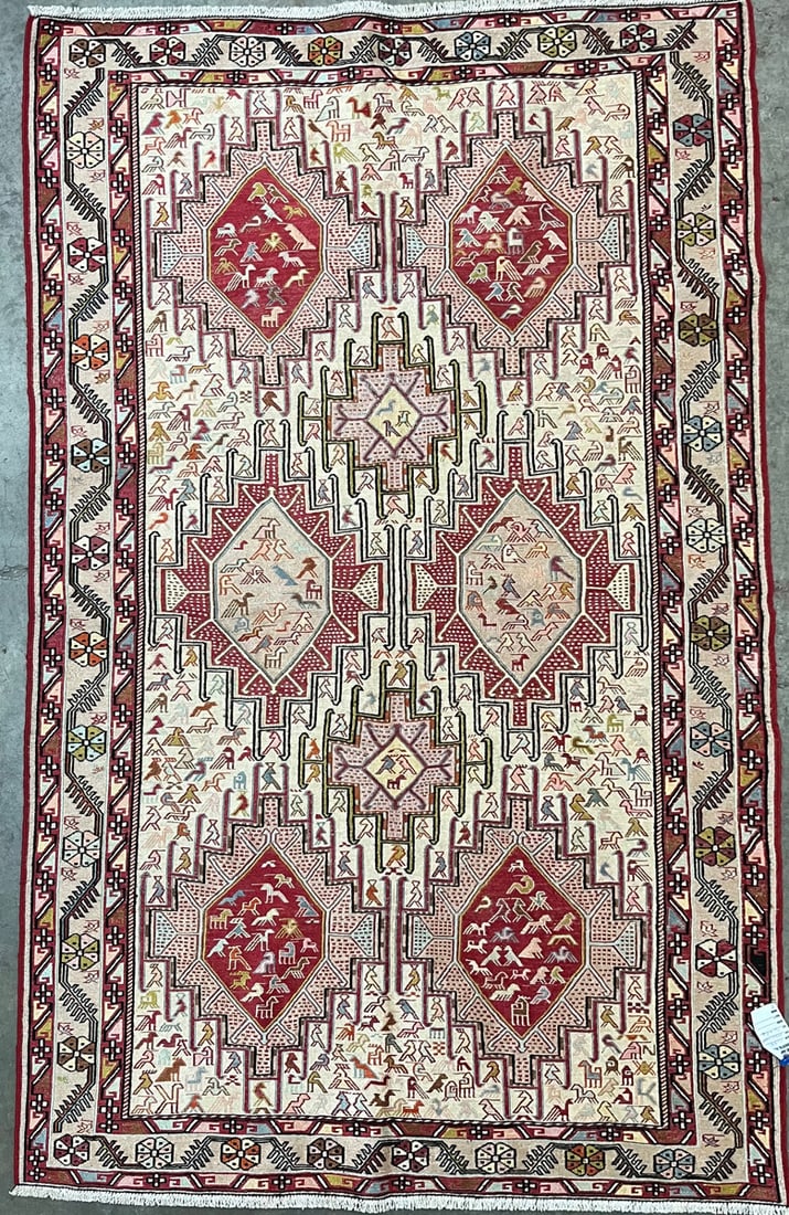 Soumaksilk-S Runner, 3'-11" X 6'-4" (1 of 4)