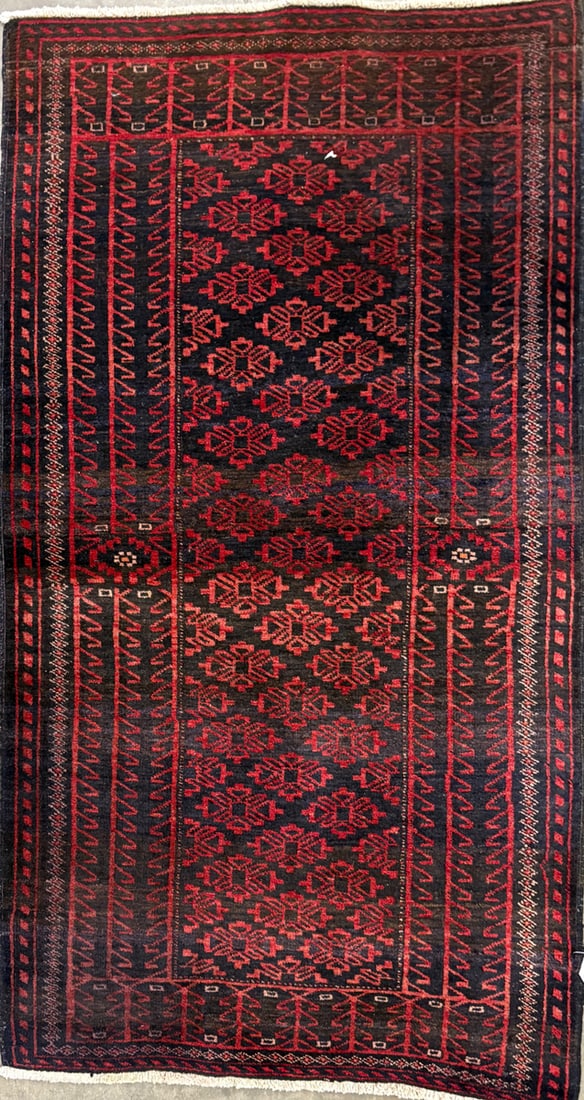 Baluch - Geometric Accent Rug, 2'-9" X 5'-1" (1 of 4)