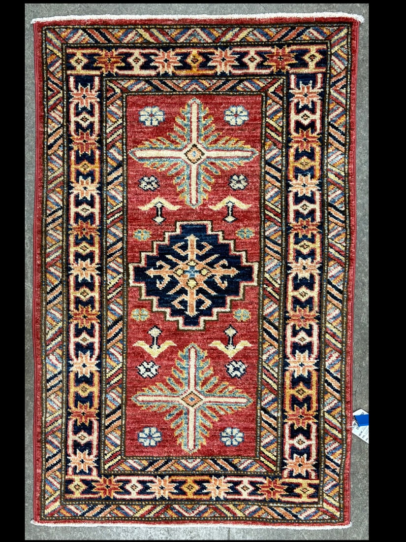 Superkazak- Accent Rug, 2'-0" X 3'-1" (1 of 4)