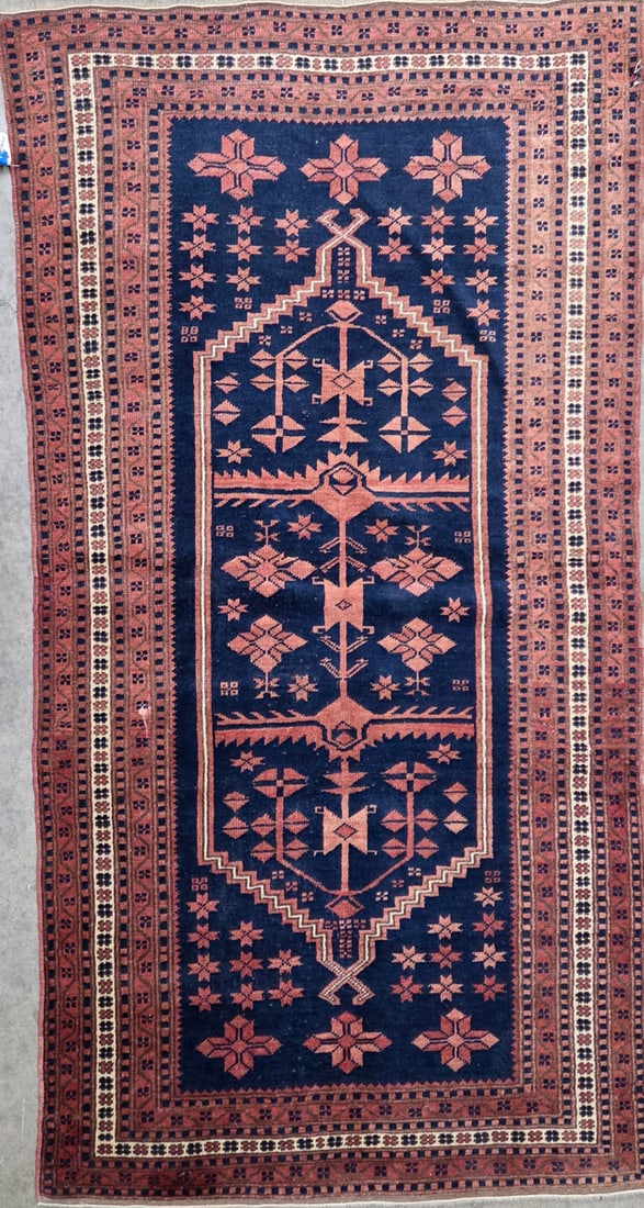 Yagcibedir - Geometric Accent Rug, 3'-5" X 5'-8" (1 of 4)