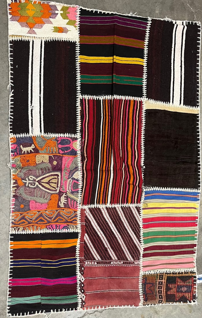 Patchwork-Pa Accent Rug, 3'-7" X 5'-3" (1 of 4)